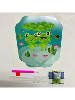 Elegantshop 5d Yapışan Boncuk Mozaik Tablo 15*15 cm SZ08