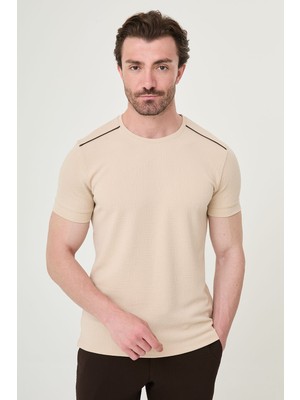 MCR Düz Slim Fit Bisiklet Yaka Kısa Kol Erkek T-Shirt