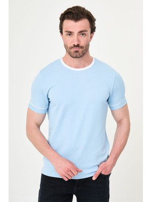 MCR Düz Slim Fit Bisiklet Yaka Kısa Kol Erkek T-Shirt