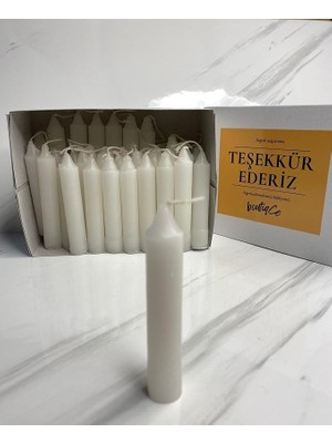 40 Adet Bakkal Mumu 10 cm Fitilli