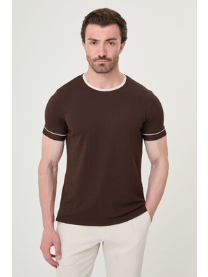 MCR Düz Slim Fit Bisiklet Yaka Kısa Kol Erkek T-Shirt