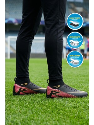 Walkway Laliga 610 Süperfly M Siyah-Altın Erkek Krampon