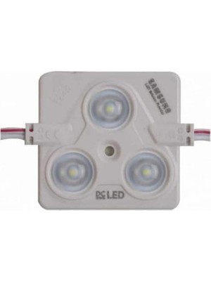 12V 1.5W Beyaz Kare 3'lü Samsung Modül LED ( 20 Adet )