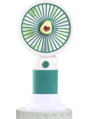 Mini USB Fan, Taşınabilir, Farklı Renk Seçeneği (Yeşil)