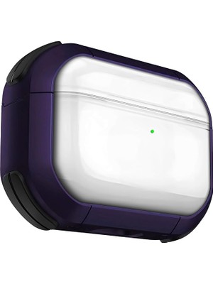 Airpods Pro 2. Nesil Için Armor Serisi Darbelere Karşı Ultra Güçlü Koruma Fiber Karbon Arka Ta
