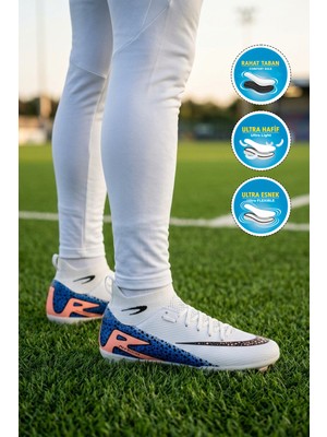 Walkway Laliga 610 Süperfly M Beyaz-Siyah Erkek Krampon