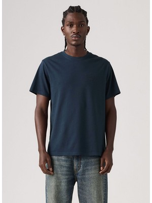 Levi's Relaxed Fit Levı's Amerıcan Erkek Lacivert Bisiklet Yaka T-Shirt A2082-0372