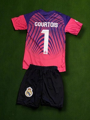 Babılgam Real Madrid Courtoıs Çocuk Kaleci T-Shirt
