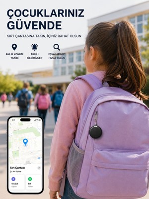 Epilons Apple ve Android Destekli Airtag Konum Takip ve Eşya Bulucu