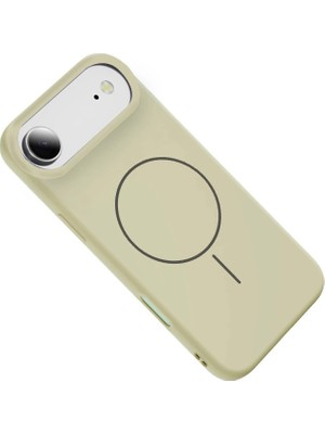 Najmaddin Mep Joko  Iphone 17 Air Jully Magsafe Kapak - Bej Najmaddin