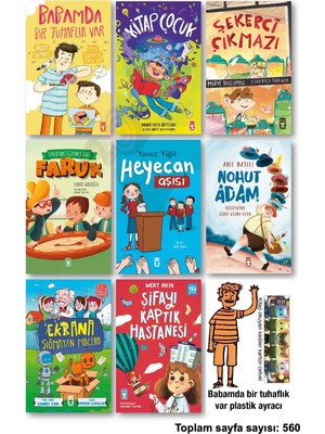 Timaş Çocuk Babamda Bir Tuhaflık Var Kitap Çocuk Şekerci Çıkmazı Sınıftaki Gzmli Saat Faruk Heyecan Aşısı Nohut Adam Ekrana Sığmayan Macera Şifayı Kaptık Hastanesi