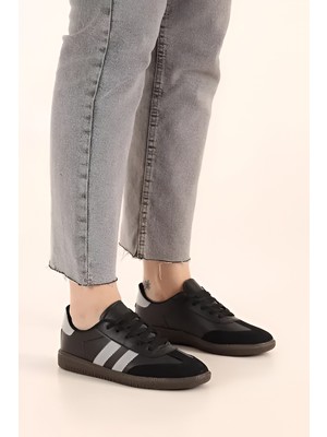 İmershoes Unisex Spor Yandan Şeritli Erkek Kadın Hafif Rahat Kaymaz Taban Günlük Spor Ayakkabı