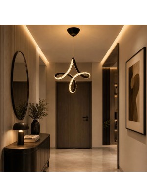 Sena Cristalya Serisi 3 Renk Ledli Sarkıt Ledli Avize Modern LED Avize