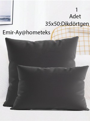 Emir-Ay@hometeks Kırlent Kılıfı ,yastık Kılıfı ( Leke Tutmayan Silinebilir Kadife )