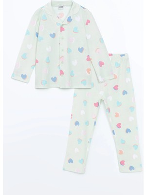 Lc Waikiki Yeni Sezon Gömlek Yaka Kız Çocuk Pijama Takımı