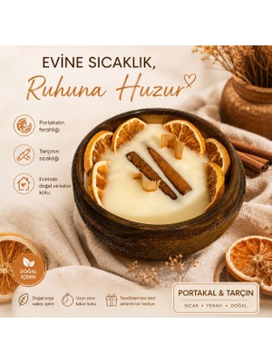 Artizel Portakal & Tarçın Doğal Soya Mum