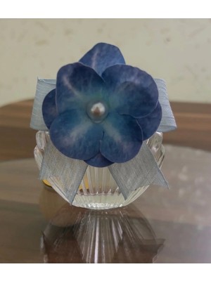 Burc Design Gift Incili Islak Ortancalı Istiridye Cam Şişe Kolonya - 10 Adet
