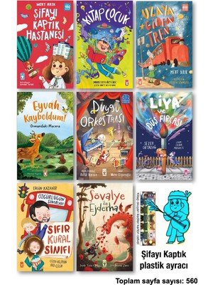 Timaş Çocuk Şifayı Kaptık Hastanesi Kitap Çocuk Uzaya Giden Tren Eyvah Kayboldum Ormandaki Macera Duygu Orkestrası Liya ve Düş Fırçası Sıfır Kural Sınıfı Özgürlüğün Sınırları Şövalye Ile Ejderha