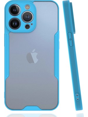 Najmaddin Mep Iphone 14 Pro Kılıf Platin Silikon - Mavi Najmaddin