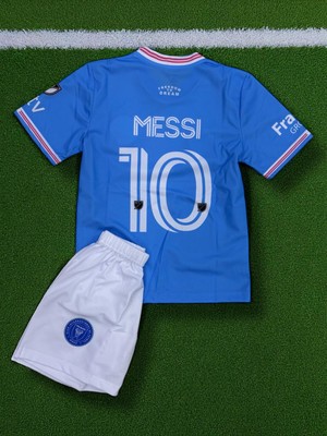 Babılgam Inter Miami Mavi Messi Çocuk T-Shirt