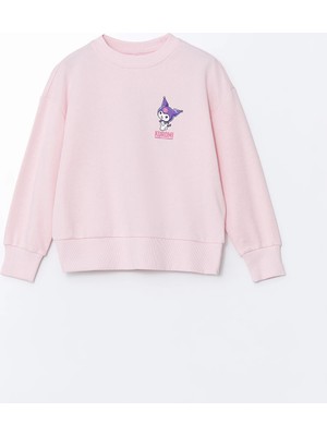 Lc Waikiki Yeni Sezon Bisiklet Yaka Kuromi Baskılı Kız Çocuk Sweatshirt