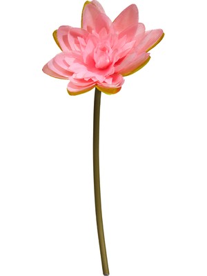 Paşabahçe Lotus 22 cm Pembe, Dekoratif Yapay Buket, Şık Tasarım, Salon ve Ofis Için Ideal, Solmaz Renk