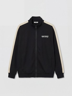 Lc Waikiki Yeni Sezon Dik Yaka Baskılı Erkek Fermuarlı Sweatshirt