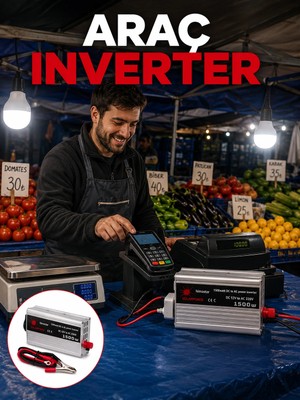 Mulvxkrg KRG02 1500W Araç Invertörü Güçlü Priz Çıkış (Mulvix)