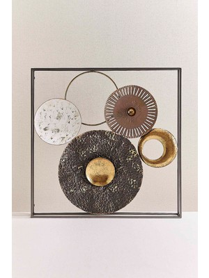 Paşabahçe Circles Metal Duvar Süsü, Dekoratif, Şık