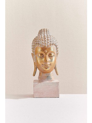 Paşabahçe Buddha Dekoratif Obje Gold, Şık Dekorasyon, Hediyelik