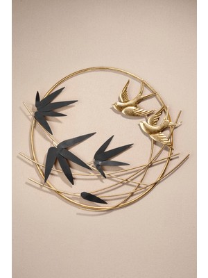 Paşabahçe Birdland Metal Duvar Süsü, Dekoratif, Şık