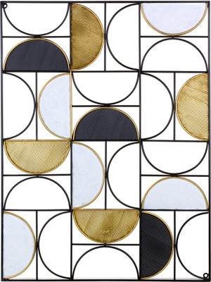 Paşabahçe Matrix Metal Duvar Süsü, Dekoratif, Şık