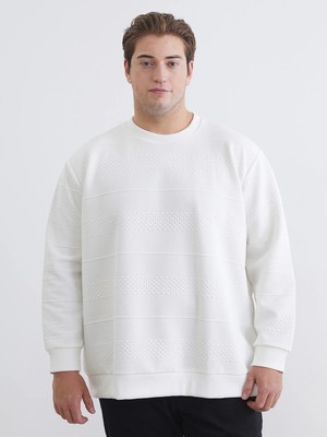 Lc Waikiki Yeni Sezon Büyük Beden Bisiklet Yaka Erkek Sweatshirt