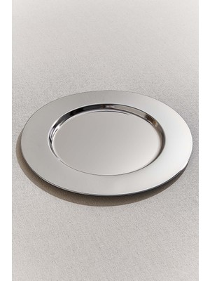 Paşabahçe Metal Supla Tabak 30.5 Cm, Şık Sunum, Sofra Aksesuarı