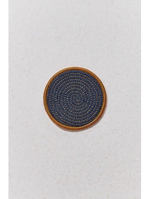Paşabahçe Denim Nakışlı Denim Bardak Altlığı, Set, Sofra Aksesuarı