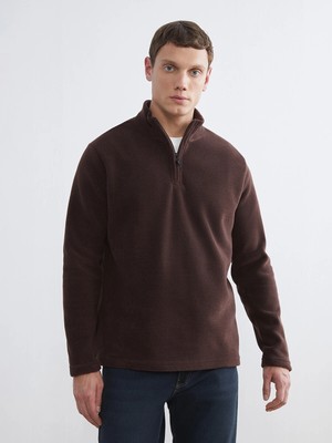 Lc Waikiki Yeni Sezon Dik Yaka Polar Erkek Sweatshirt