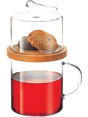 Paşabahçe Nest Fanuslu Kupa 500 Cc, Şık Dekorasyon