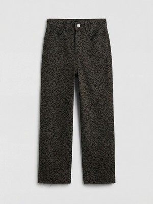 Lc Waikiki Yeni Sezon Leopar Desenli Kadın Jean Pantolon