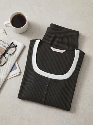 Lc Waikiki Yeni Sezon Kare Yaka Kadın Pijama Takımı
