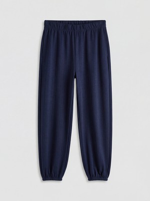 Lc Waikiki Yeni Sezon Beli Lastikli Çizgili Kadın Jogger Pantolon