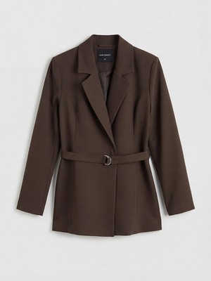 Lc Waikiki Yeni Sezon Beli Kemerli Kadın Blazer Ceket