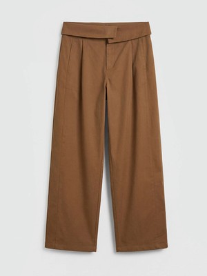 Lc Waikiki Yeni Sezon Yüksek Bel Geniş Paça Bol Fit Kadın Pantolon