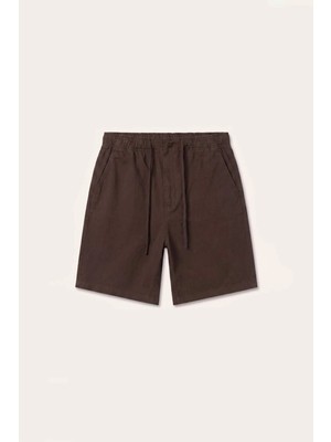 DeFacto Baggy Fit Kahverengi Bermuda Şort H7389AX26HS