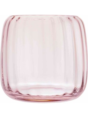 Paşabahçe Rose Ripples Vazo 14X14.6 Cm, Şık Dekoratif Vazo