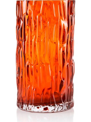 Paşabahçe Kabuk Vazo 25 cm Mercan, Şık Dekoratif Vazo