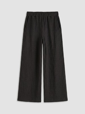 Lc Waikiki Yeni Sezon Beli Lastikli Dokulu Kadın Pantolon
