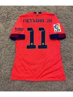 Barcelona 2014-15 Neymar Jr. Nostalji Deplasman Forması (Turuncu)