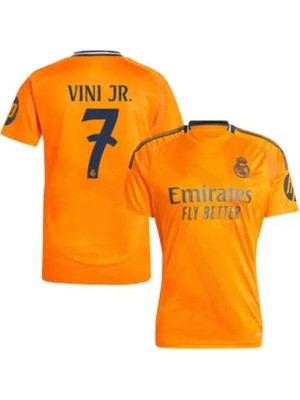 Real Madrid 2024-25 Yeni Sezonu Vini Jr. Deplasman Yetişkin Forması