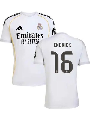 Real Madrid 2025/26 Yeni Sezon Endrick Iç Saha Forması