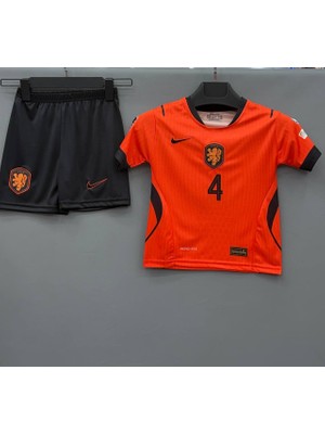 Hollanda 2026 Dünya Kupası Virgil Van Dijk Turuncu Çocuk Forması (2026)
